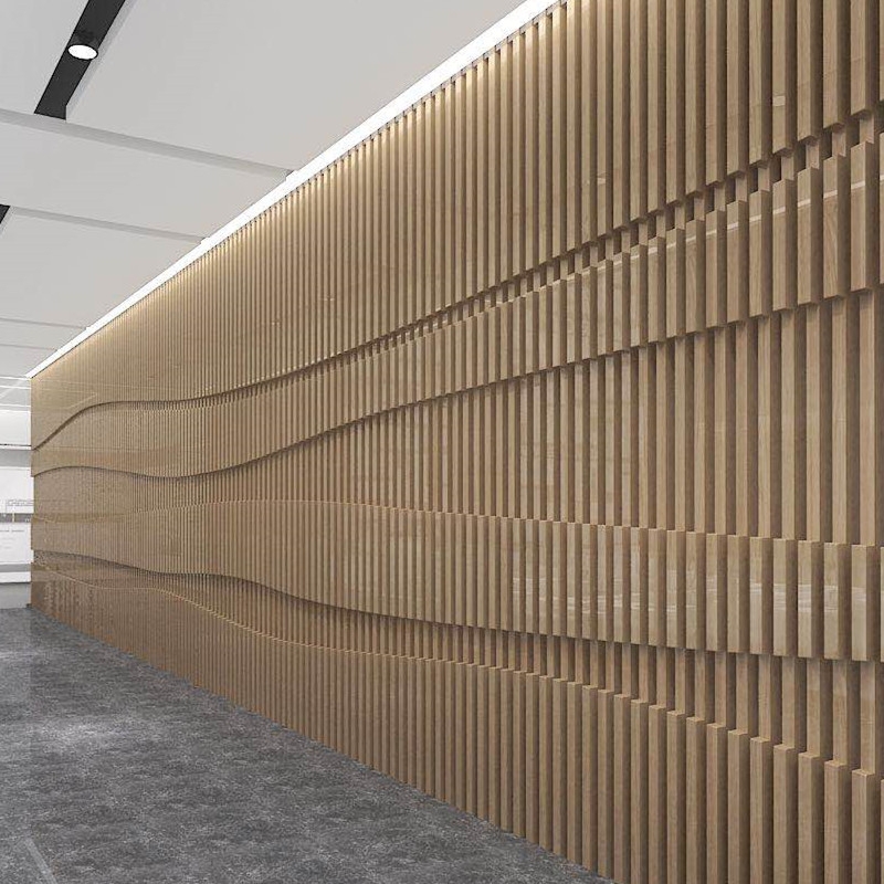 普羅旺斯木紋鋁方通 現代幕墻的3D木紋藝術與裝飾新風尚